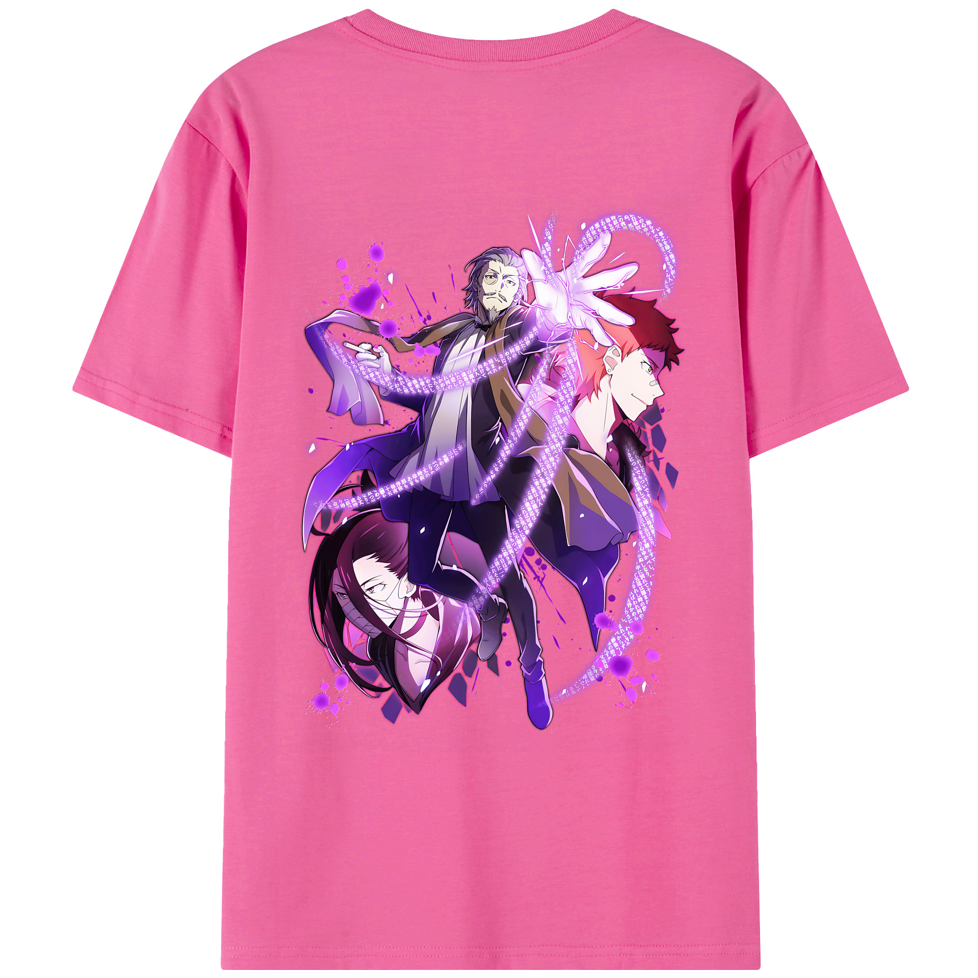 （画像用） 文豪ストレイドッグス Bungo Stray Dogs レディース半袖Tシャツ(バックプリント)